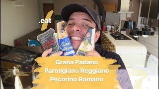 Grana Padano Parmigiano Reggiano e Pecorino Romano [upl. by Griz914]