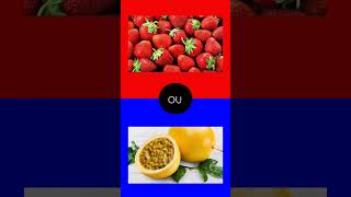 Qual sua fruta preferida quiz quiztime qualvcprefere [upl. by Nahaj616]