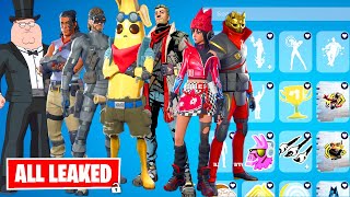 New ALL LEAKED Skins Styles Emotes and Cosmetics in Fortnite Chapter 5 Update 2800 [upl. by Nadya]