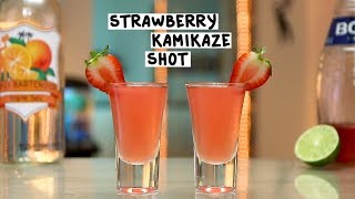 Strawberry Kamikaze Shot  Tipsy Bartender [upl. by Vincenta]