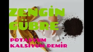 ORGANİK ZENGİN GÜBRE  KALSİYUM POTASYUM DEMİR [upl. by Namijneb12]