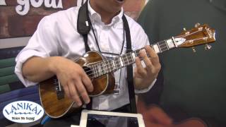 Lanikai UkeSB at NAMM 2013 [upl. by Imelida]