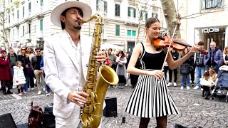 FLOWERS  Miley Cyrus  Sax and Violin  Daniele Vitale amp Karolina Protsenko Cover [upl. by Candie657]