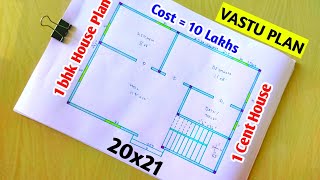 450sqft  North facing house plan in tamil1 BHK450 sqft 2021 ft வடக்கு வாஸ்து பிளான் design [upl. by Shawna]