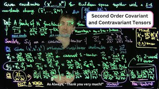 Contravariant and Covariant Tensors of Rank 2 [upl. by Carbone999]