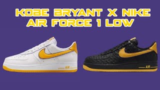 Kobe Bryant x Nike Air Force 1 Low [upl. by Deehahs360]