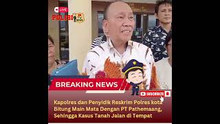 Penyidik Reskrim Polres kota Bitung Main Mata Dengan PT Pathemaang [upl. by Teddy]