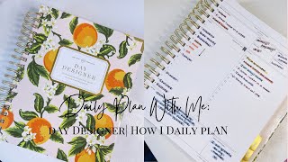 Daily Plan With Me  How I Daily Plan  Day Designer  Sticky Notes amp Highlighters  2022 [upl. by Lednic]