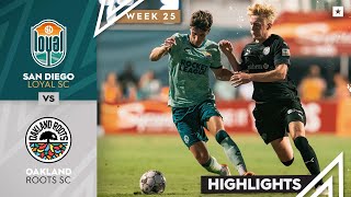 San Diego Loyal SC vs Oakland Roots SC  Game Highlights  08242022 [upl. by Aem20]