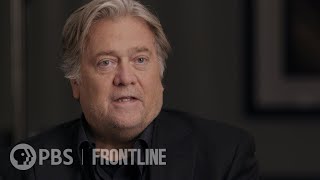 Americas Great Divide Steve Bannon second interview  FRONTLINE [upl. by Gnilrits613]