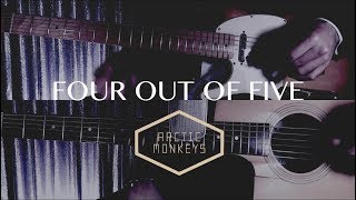 Four Out Of Five  Arctic Monkeys  Guitar Tab Tutorial amp Cover [upl. by Dnartreb]