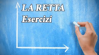 Retta  Esercizi sulla retta anche un problema con un parametro [upl. by Incrocci808]