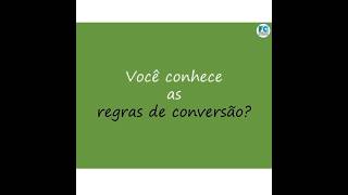 Regras de conversão [upl. by Saoj]