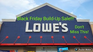 Black Friday BuildUp Sale At Lowes Up To 75Off [upl. by Burta222]