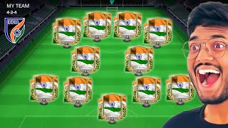 I Made The Greatest Indian Team in FC MOBILE IndianFootball [upl. by Anaiuq309]