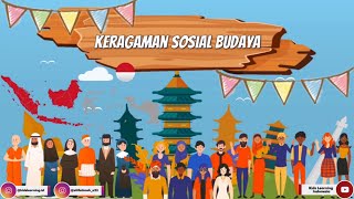 KERAGAMAN SOSIAL BUDAYA INDONESIA Jenis Dan Manfaat Keragaman Sosial Budaya  Materi Pelajaran IPS [upl. by Ika]