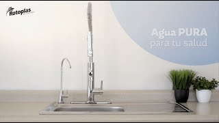 Instalación del Purificador y Alcalinizador de Agua bajo Tarja [upl. by Ahsemit]