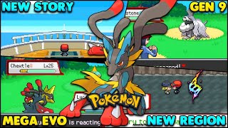 Updated New Pokemon GBA ROM Hack With Gen 9 New Story Mega Evolution New Region amp More 2023 [upl. by Kauslick]