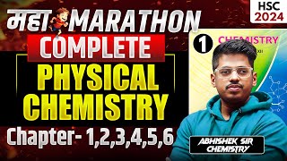 PHYSICAL CHEMISTRY MAHAMARATHON 123456 MAHAREVISION Class 12 BOARD EXAM 2024 Abhishek Sir ASC [upl. by Schwejda]