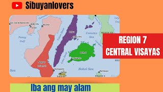 Map of Region 7 CENTRAL VISAYAS [upl. by Vil]