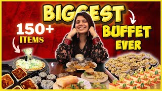 150 Item Biggest Buffet in Delhi NCR at Barbeque Times 🔥📍 Sushi inside Buffet ❤️ [upl. by Iramo]