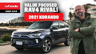 2021 Ssangyong Korando review  Wheels Australia [upl. by Anihta]