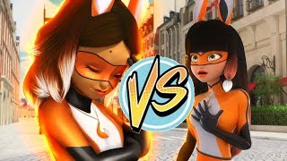 VOLPINA VS RENA ROUGE amp LADYBUG BATALLA DE RAP EN ESPAÑOL [upl. by Ecirtam]