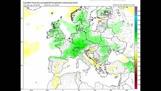 Pogoda długoterminowa na lato 2024 r i prognoza anomalii opadów z Cansips [upl. by Gilli]