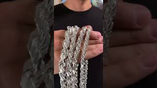 8MM 9MM 10MM amp 12MM Rope Chains Jewelry Collection [upl. by Ailedroc842]