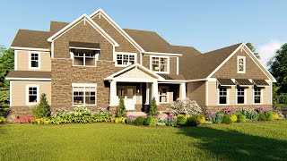 Deephaven 3D Model Home Tour  4 Bed  6 Bath  5756 SqFt Shown with Opt Features [upl. by Ihsorih]