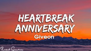 Giveon  Heartbreak Anniversary Lyrics [upl. by Ruthi]