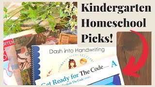 Kindergarten Curriculum Picks 20232024 Eclectic Homeschooler Beautiful Feet Books Kate Snow Math [upl. by Uzzia]