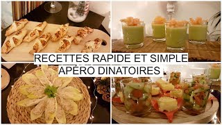 Apéro Dinatoires Simple et Rapide pour le Nouvel an ⎜Recettes [upl. by Ayoral]