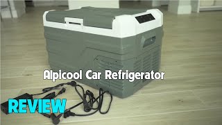 Alpicool 28QT Car Refrigerator amp Freezer  Portable 12V Electric Cooler for Camping amp RV [upl. by Akenet]