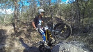 How to hop for extra traction on trials bikes︱Cross Training Trials Techniques [upl. by Nydnarb]