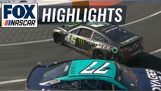 Chaotic sequence at The Clash ends in Kurt Busch wreck  NASCAR ON FOX HIGHLIGHTS [upl. by Trip893]