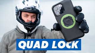 Quad Lock Motorcycle Phone Mount A Complete Guide [upl. by Adle931]