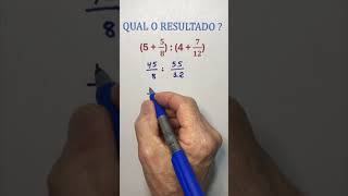 EXPRESSÃO NUMÉRICA  DIVISÕES COM NÚMEROS INTEIROS E FRACIONÁRIOS [upl. by Hasen]