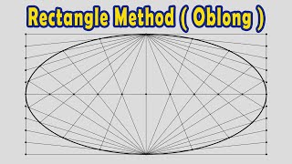 Draw an Ellipse Using The Rectangle Method Oblong Method [upl. by April833]