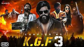 KGF CHAPTER 3 TEASER YASH PRASHANT NEEL HOMBALE FILMS kgf new movie trailer telugu [upl. by Hesther219]