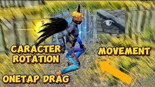 CARACTER ROTATION MOVEMENT ONETAP DRAG TUTORIAL 💀🍷🗿 NEW TREND [upl. by Allison559]