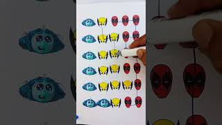 Line connect puzzle of dead pool  deadpool  video viral [upl. by Maudie]