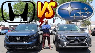 2025 Subaru Outback vs 2025 Honda CRV Is Honda or Subaru Best [upl. by Madden685]