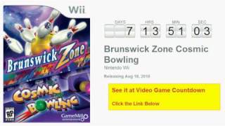 Brunswick Zone Cosmic Bowling Wii Countdown [upl. by Jaquiss56]