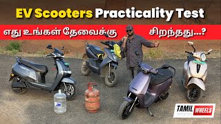 எந்த EV Scooter பெஸ்ட் for Daily Life in 2024   EV scooter Practicality Test  Epi  06 [upl. by Ennej]