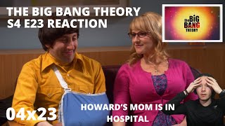 THE BIG BANG THEORY S4 E23 THE ENGAGEMENT REACTION 4x23 HOWARDS MOM HAS A HEART ATTACK [upl. by Alexis]