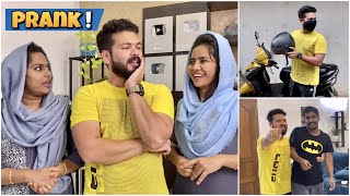 എന്റെ Two Wheeler കട്ടോണ്ടുപോയി😰  Pranked You Jinu  Prank  10  Suhana  Basheer Bashi  Mashura [upl. by Harbison]