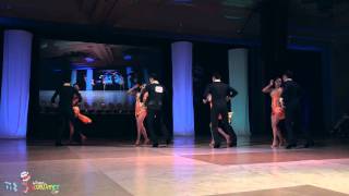 Ritmo y Sabor  team cabaret finals 1st place  World Latin Dance Cup 2011 [upl. by Atteuqahs]