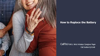 CallToU SW11 Easy Guide Replace the Battery Watech Caregiver Pager [upl. by Lari]