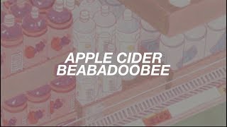 apple cider  beabadoobee lyrics [upl. by Auqkinahs]